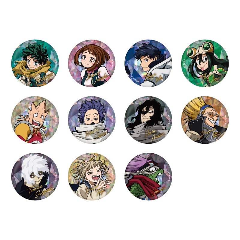 [Pre-order] TOHO animation - My Hero Academia TV Anime 10th Anniversary Key Visual Trading Holographic Can Badge A