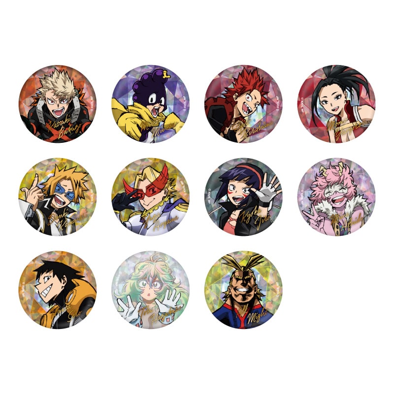 [Pre-order] TOHO animation - My Hero Academia TV Anime 10th Anniversary Key Visual Trading Holographic Can Badge B