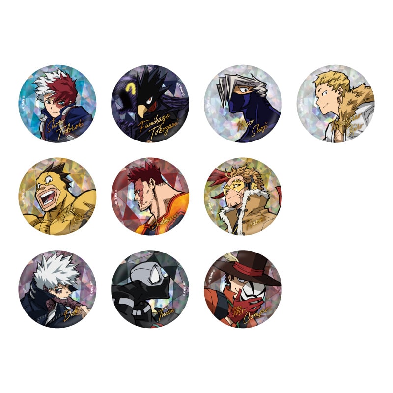 [Pre-order] TOHO animation - My Hero Academia TV Anime 10th Anniversary Key Visual Trading Holographic Can Badge C