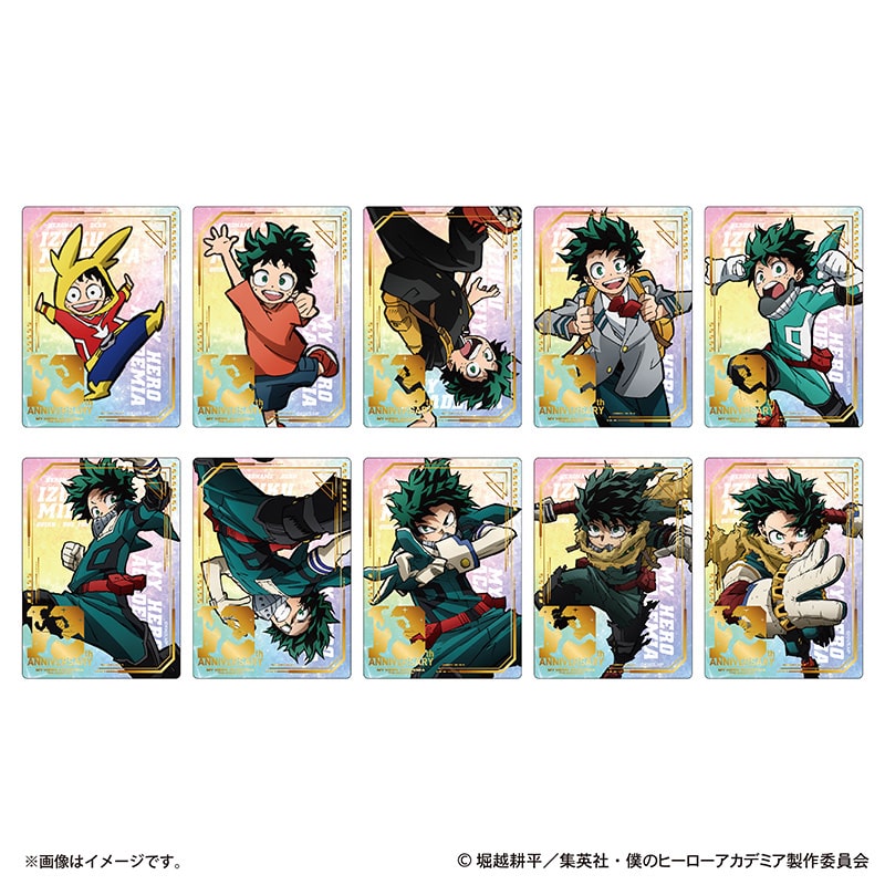 [Pre-order] TOHO animation - My Hero Academia TV Anime 10th Anniversary Special Visual Trading Foil-Stamped Clear Cards