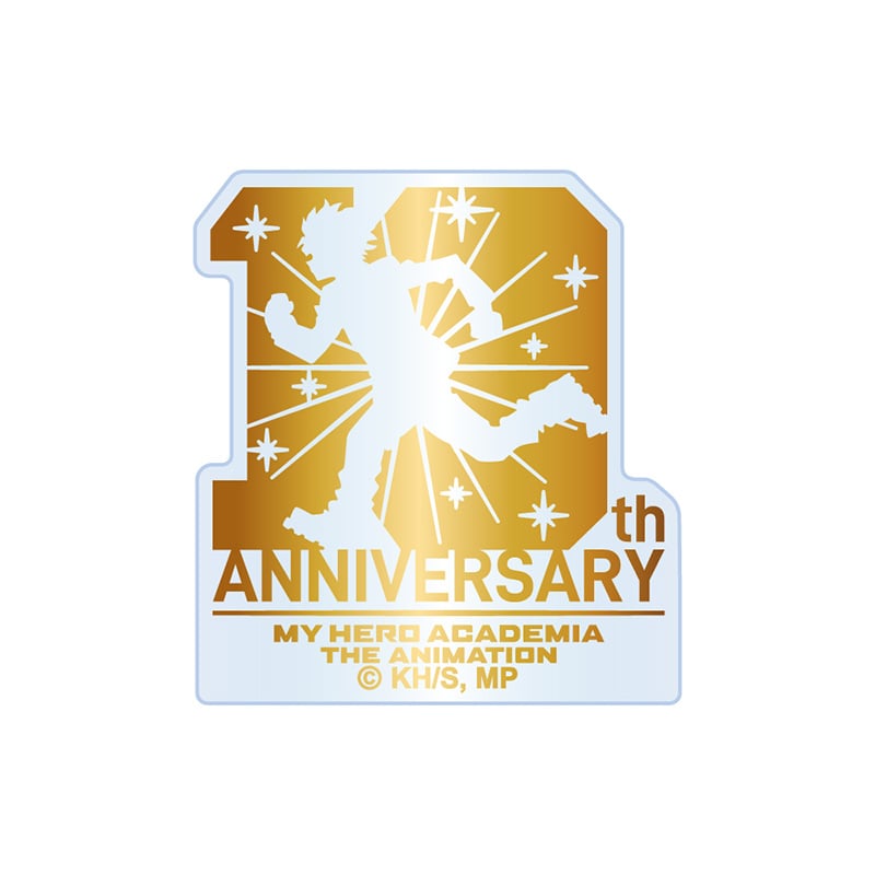 [Pre-order] TOHO animation - My Hero Academia TV Anime 10th Anniversary Logo Foil Stamped Acrylic Block