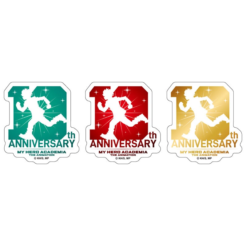 [Pre-order] TOHO animation - My Hero Academia TV Anime 10th Anniversary Logo Sticker Set (3 stickers)