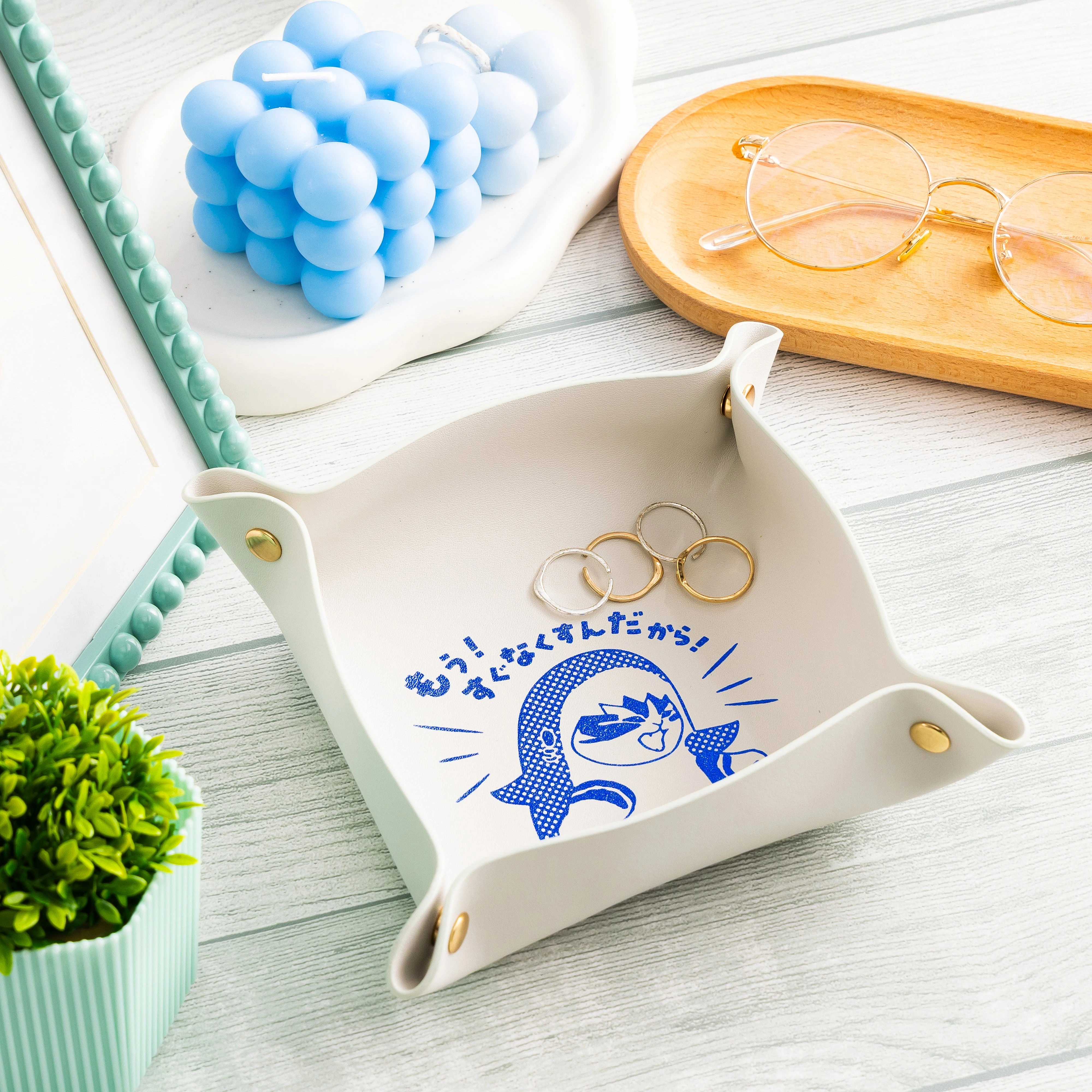 [Pre-order] mofusand Lazy time at home! - Faux leather tray