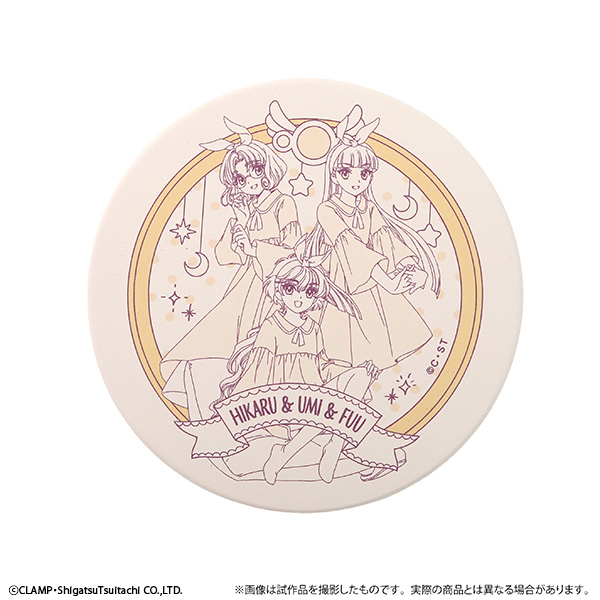 [Pre-order] "Magic Knight Rayearth" Full Moon Coaster / Light, Sea & Wind