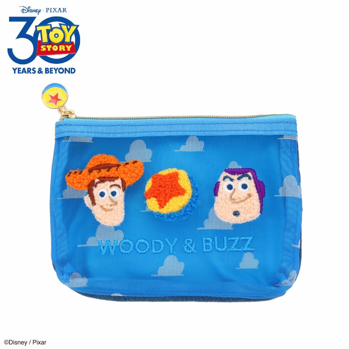 [Pre-order] Disney TOY STORY Denim Series Tissue Pouch - Woody & Buzz Lightyear