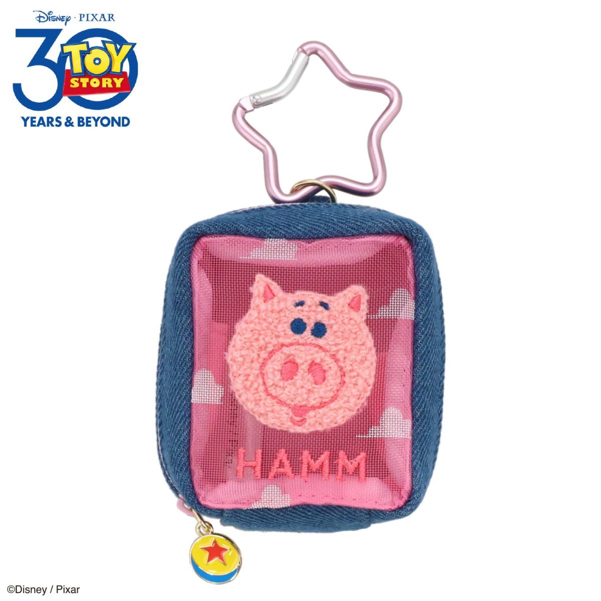 [Pre-order] Disney TOY STORY Denim Series Mini Pouch - Hamm