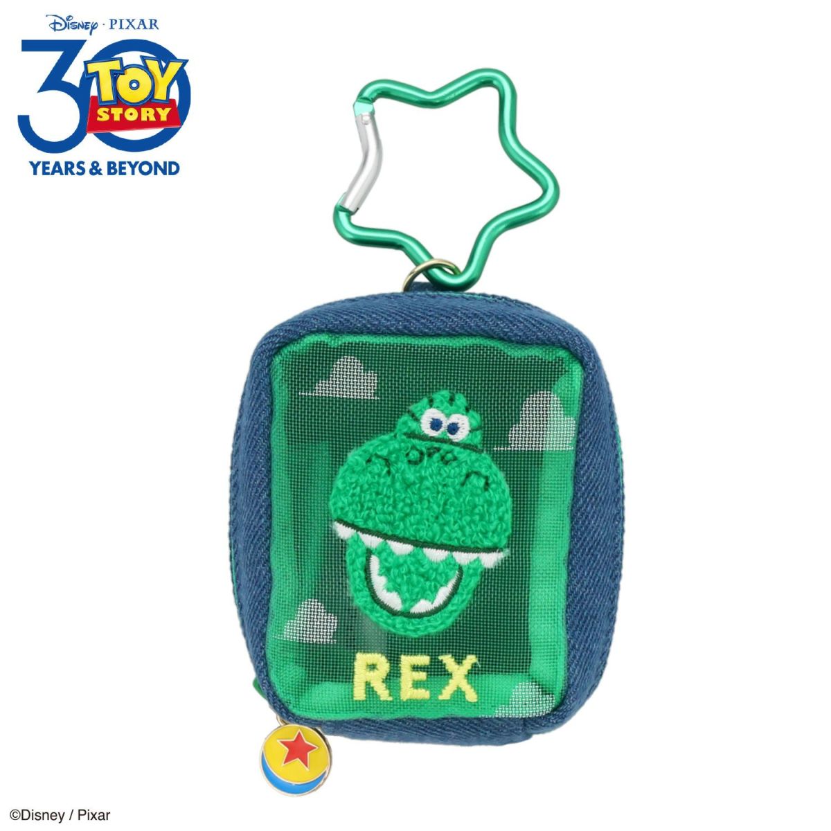 [Pre-order] Disney TOY STORY Denim Series Mini Pouch - Rex