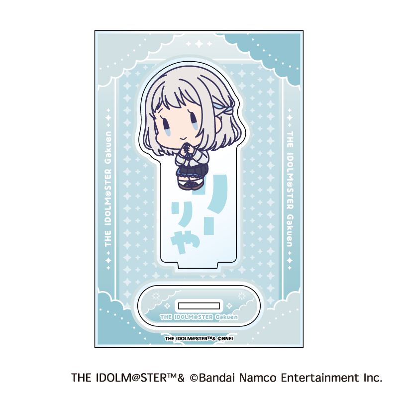 "Gakuen Idolmaster" Onamae Pitanko Acrylic Stand F Katsuragi Lilja