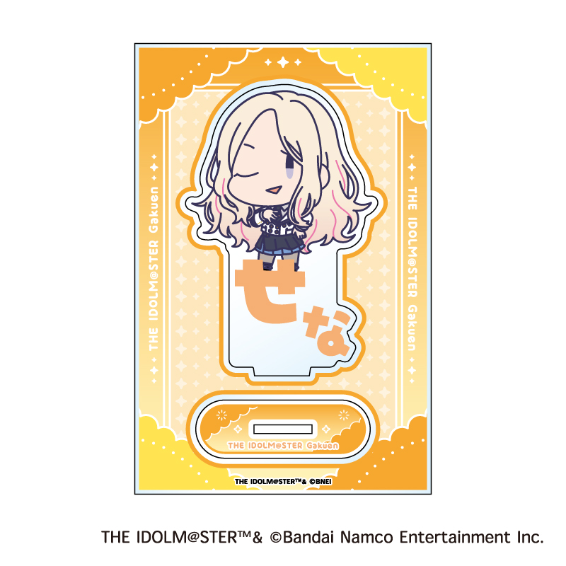 "Gakuen Idolmaster" Onamae Pitanko Acrylic Stand J Juo Sena