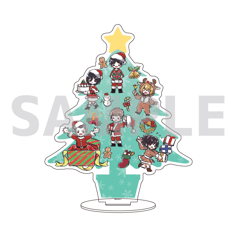 [Pre-order] Acrylic Stand "Attack on Titan" 36 Christmas Ver. Design A (Graff Art Illustration)