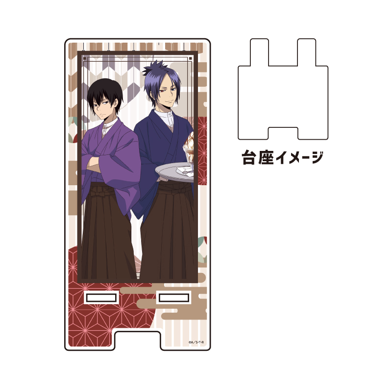 [Pre-order] Sma Chara Stand "Reborn!" 14 Hibari Kyoya & Rokudo Mukuro Retro Cafe Ver. 