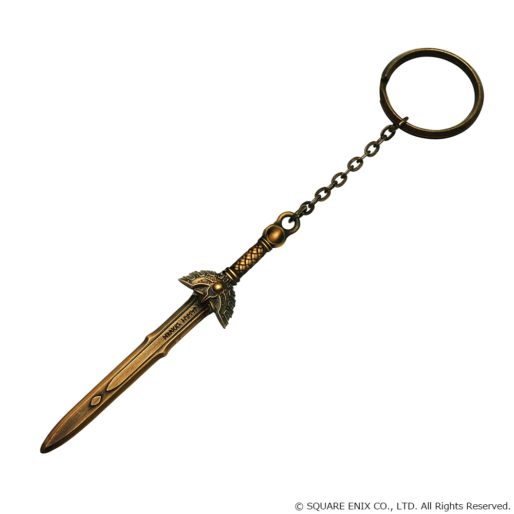 "Dragon Quest" Metallic Item Key Chain Loto Sword