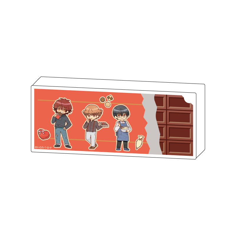 [Pre-order] Collection Stand "Hikaru no Go" 02 Kaga & Mitani & Tsutsui Valentine Ver. (Retro Art Illustration)