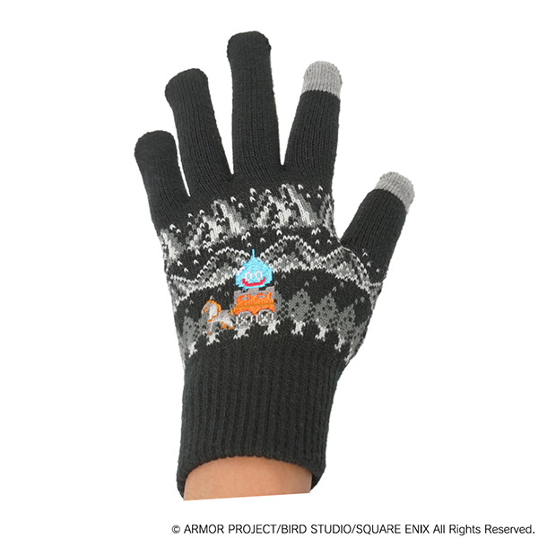 "Dragon Quest" Smile Slime Touchscreen Glove Dot Field