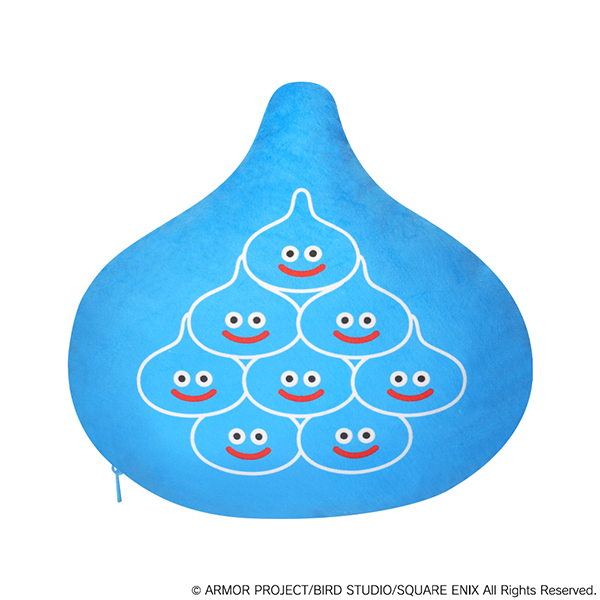 "Dragon Quest" Smile Slime Kururin Cushion Slime & King Slime