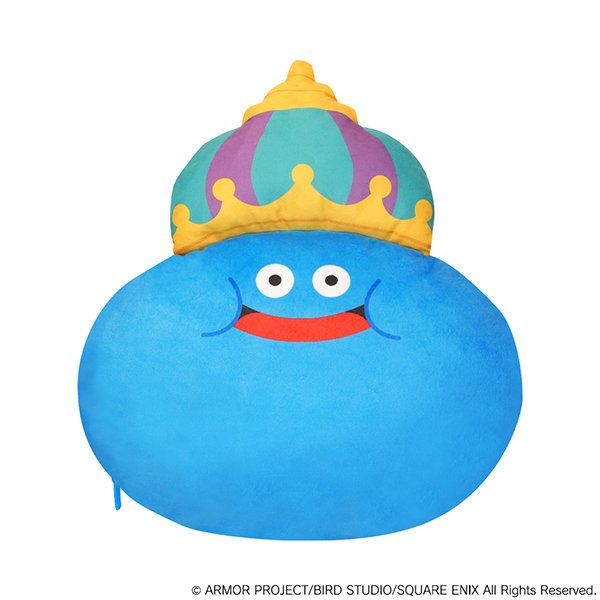 "Dragon Quest" Smile Slime Kururin Cushion Slime & King Slime
