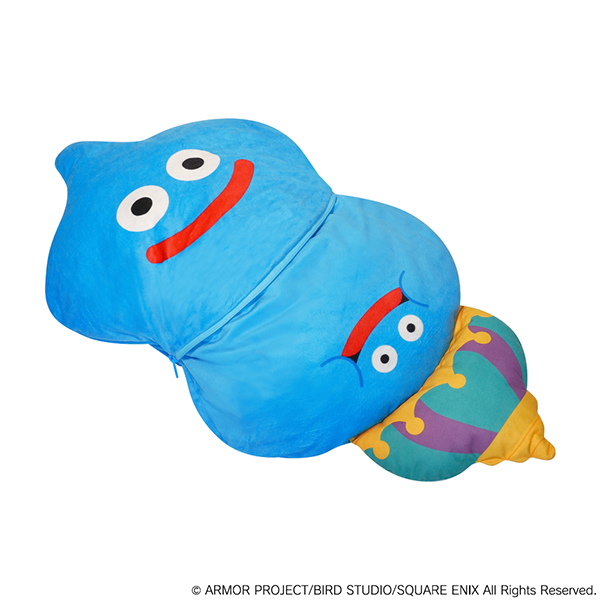 "Dragon Quest" Smile Slime Kururin Cushion Slime & King Slime
