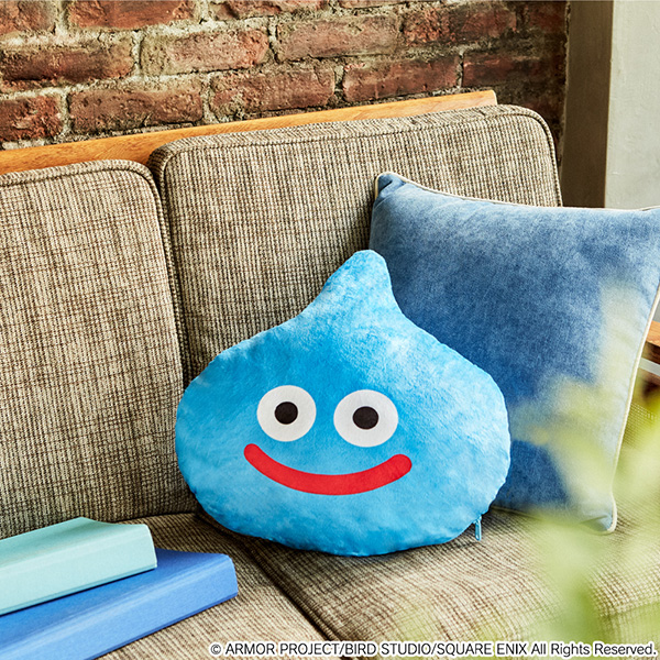 "Dragon Quest" Smile Slime Kururin Cushion Slime & King Slime