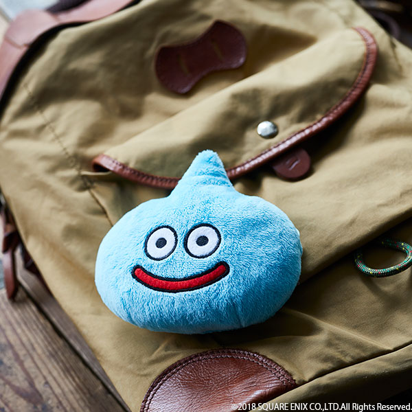 "Dragon Quest" Smile Slime Plush Pass Case
