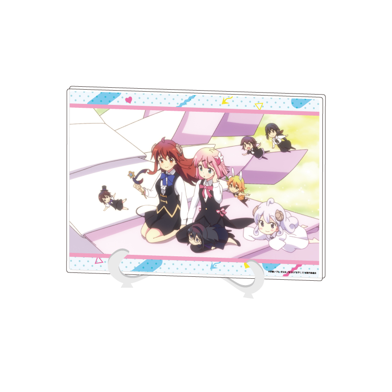 Acrylic Art Board A5 Size "The Demon Girl Next Door Season 2" 02 Group Design (Scenes Illustration)