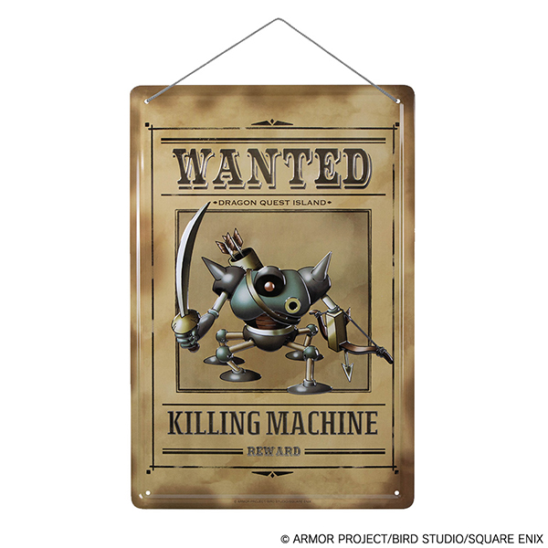 [Pre-order] "Dragon Quest" Relief Plate Killing Machine Wanted Poster
