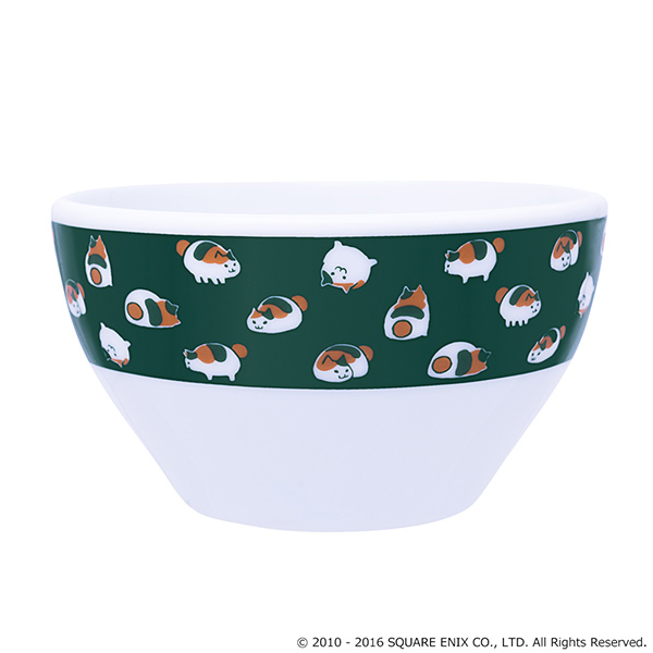"Final Fantasy XIV" Japanese Taste Rice Bowl Fat Cat