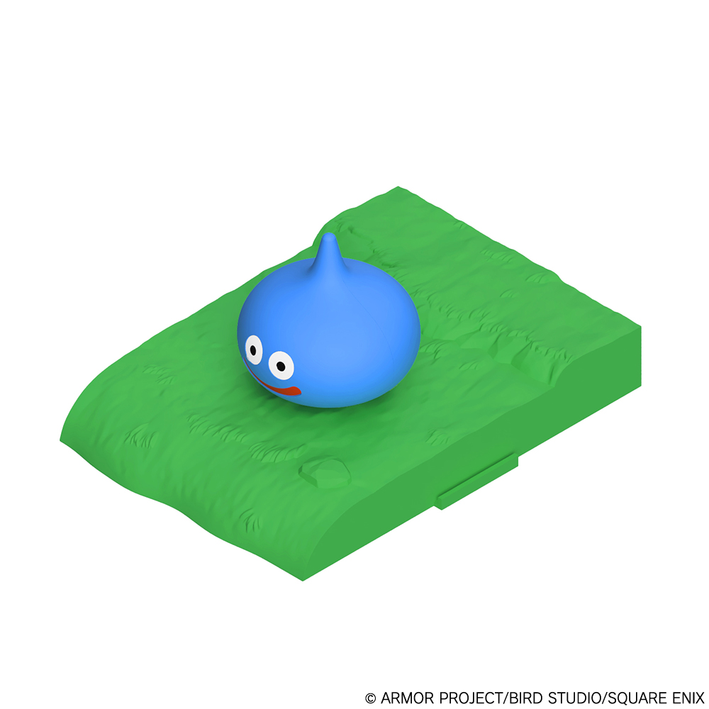 "Dragon Quest" Plastic Model Kit Series Slime With Meadow Base