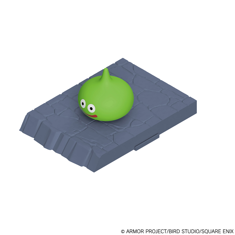 "Dragon Quest" Plastic Model Kit Series Lime Slime With Dungeon Base