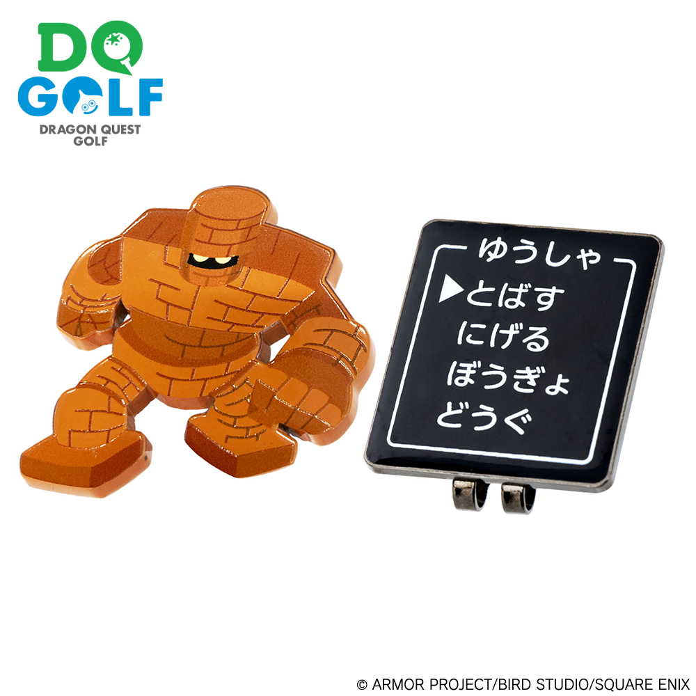 "Dragon Quest" Golf Clip Marker Golem