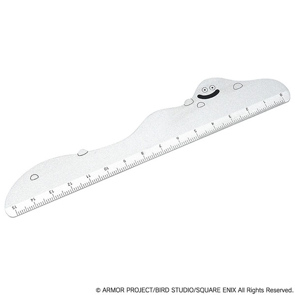 "Dragon Quest" Metal Ruler 15cm Liquid Metal Slime