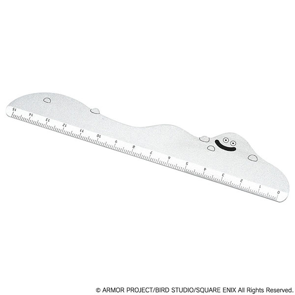 "Dragon Quest" Metal Ruler 15cm Liquid Metal Slime