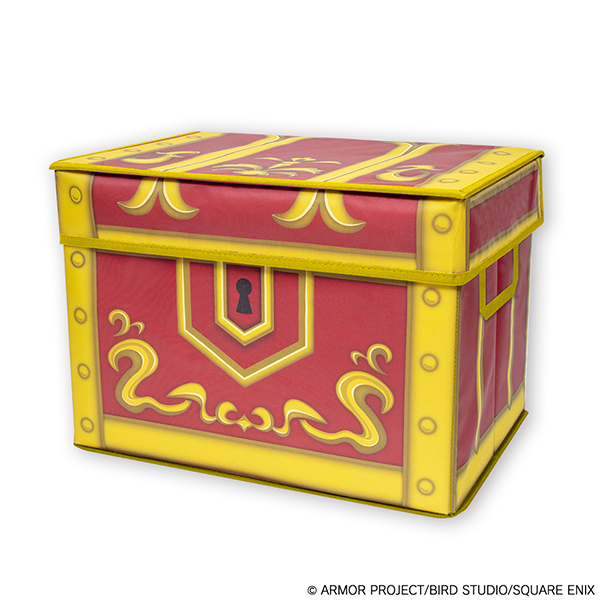 "Dragon Quest" Smile Slime Folding Storage Box Red Treasure Chest