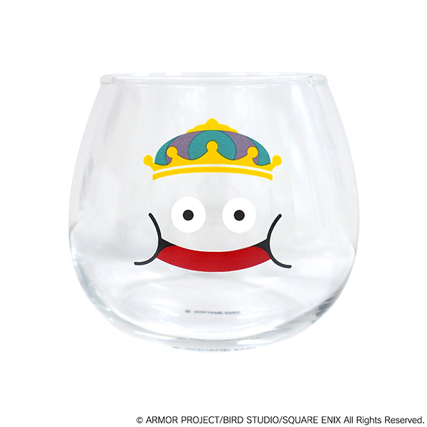 "Dragon Quest" Smile Slime King Slime Big Yurayura Glass