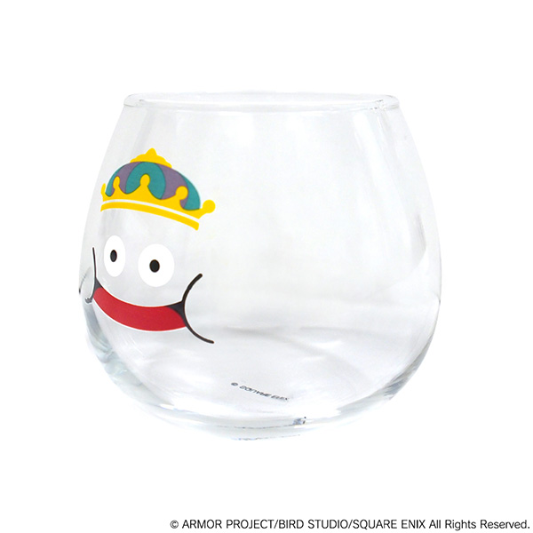 "Dragon Quest" Smile Slime King Slime Big Yurayura Glass