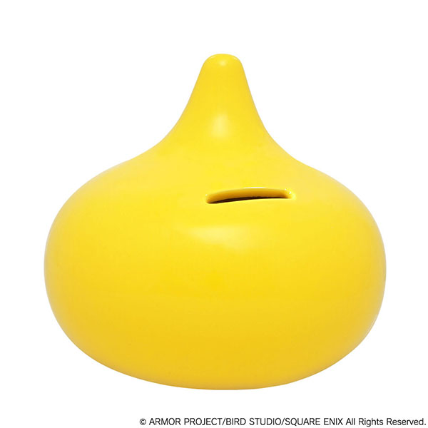 "Dragon Quest" Smile Slime Ceramic Coin Bank Lemon Slime