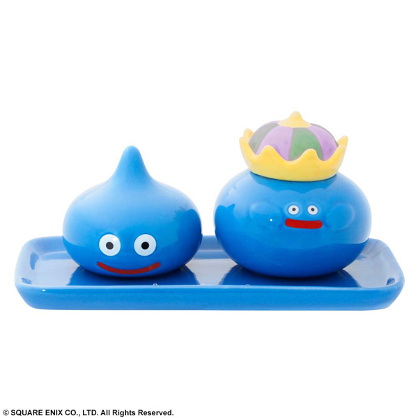 "Dragon Quest" Smile Slime Salt & Pepper Slime & King Slime