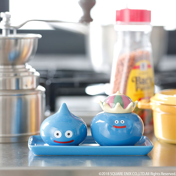 "Dragon Quest" Smile Slime Salt & Pepper Slime & King Slime