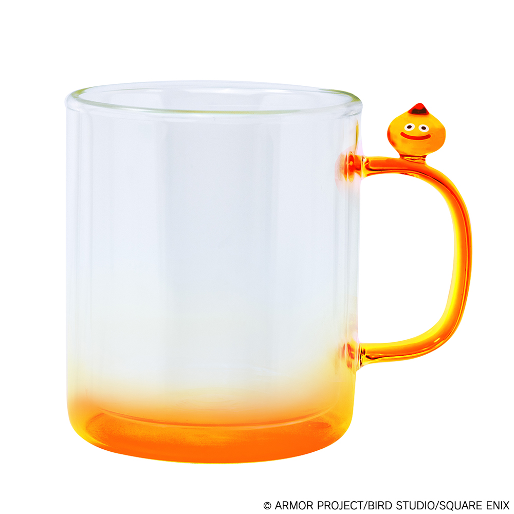 "Dragon Quest" Smile Slime Glass Mug She-slime