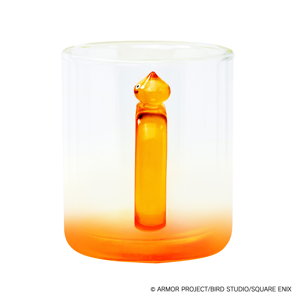 "Dragon Quest" Smile Slime Glass Mug She-slime