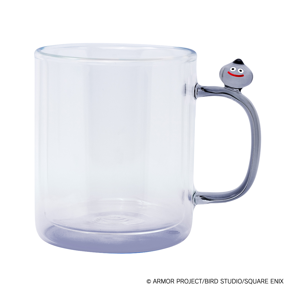"Dragon Quest" Smile Slime Glass Mug Metal Slime