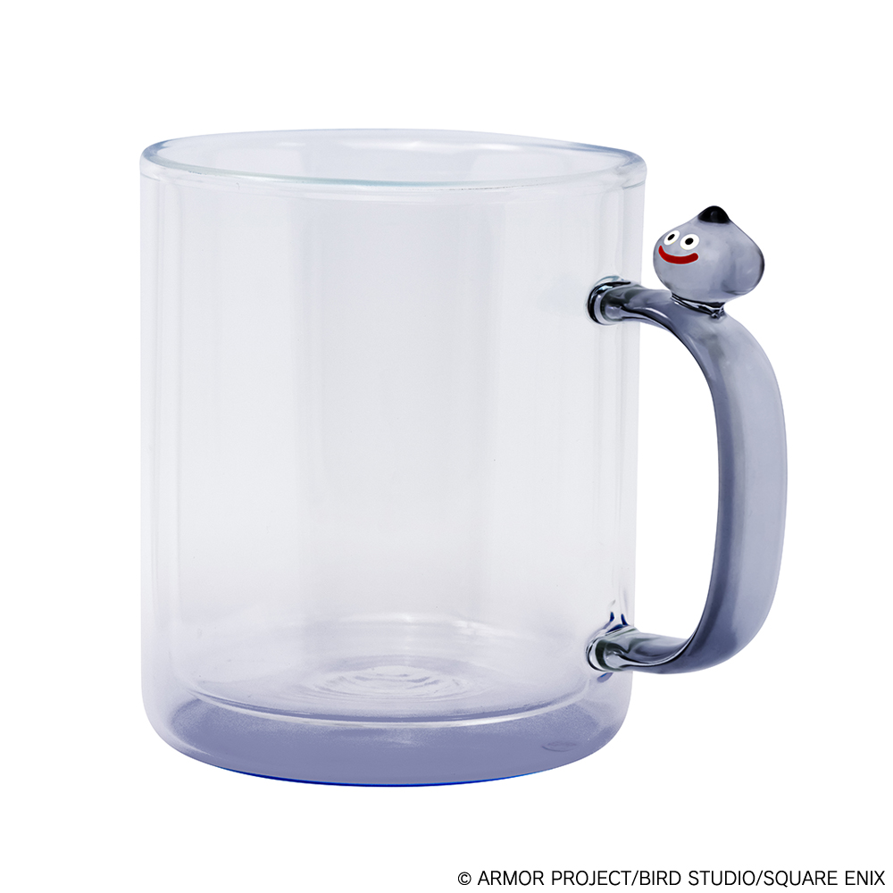 "Dragon Quest" Smile Slime Glass Mug Metal Slime