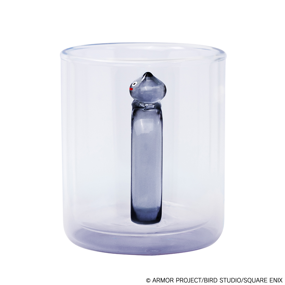 "Dragon Quest" Smile Slime Glass Mug Metal Slime