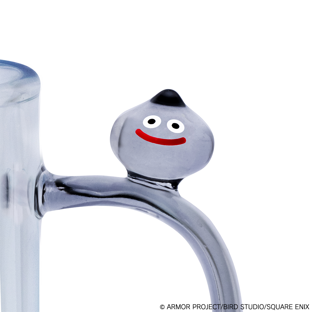 "Dragon Quest" Smile Slime Glass Mug Metal Slime