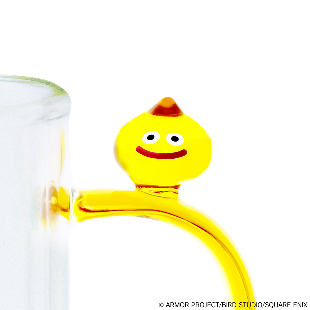 "Dragon Quest" Smile Slime Glass Mug Lemon Slime