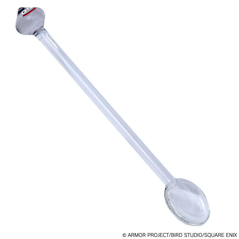 "Dragon Quest" Smile Slime Glass Spoon Metal Slime