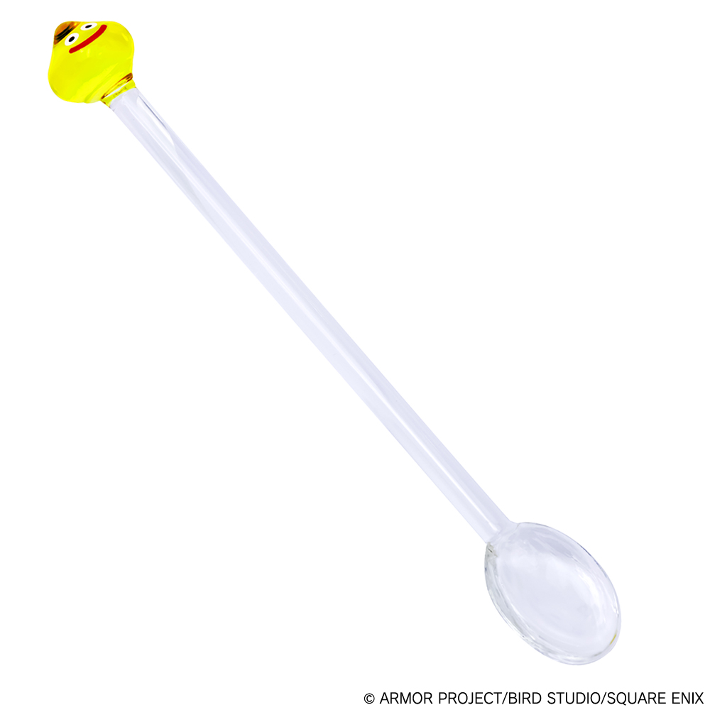 "Dragon Quest" Smile Slime Glass Spoon Lemon Slime