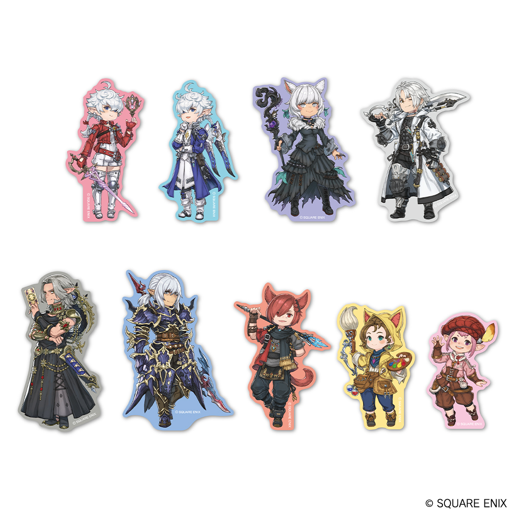 "Final Fantasy XIV" Character Sticker Set