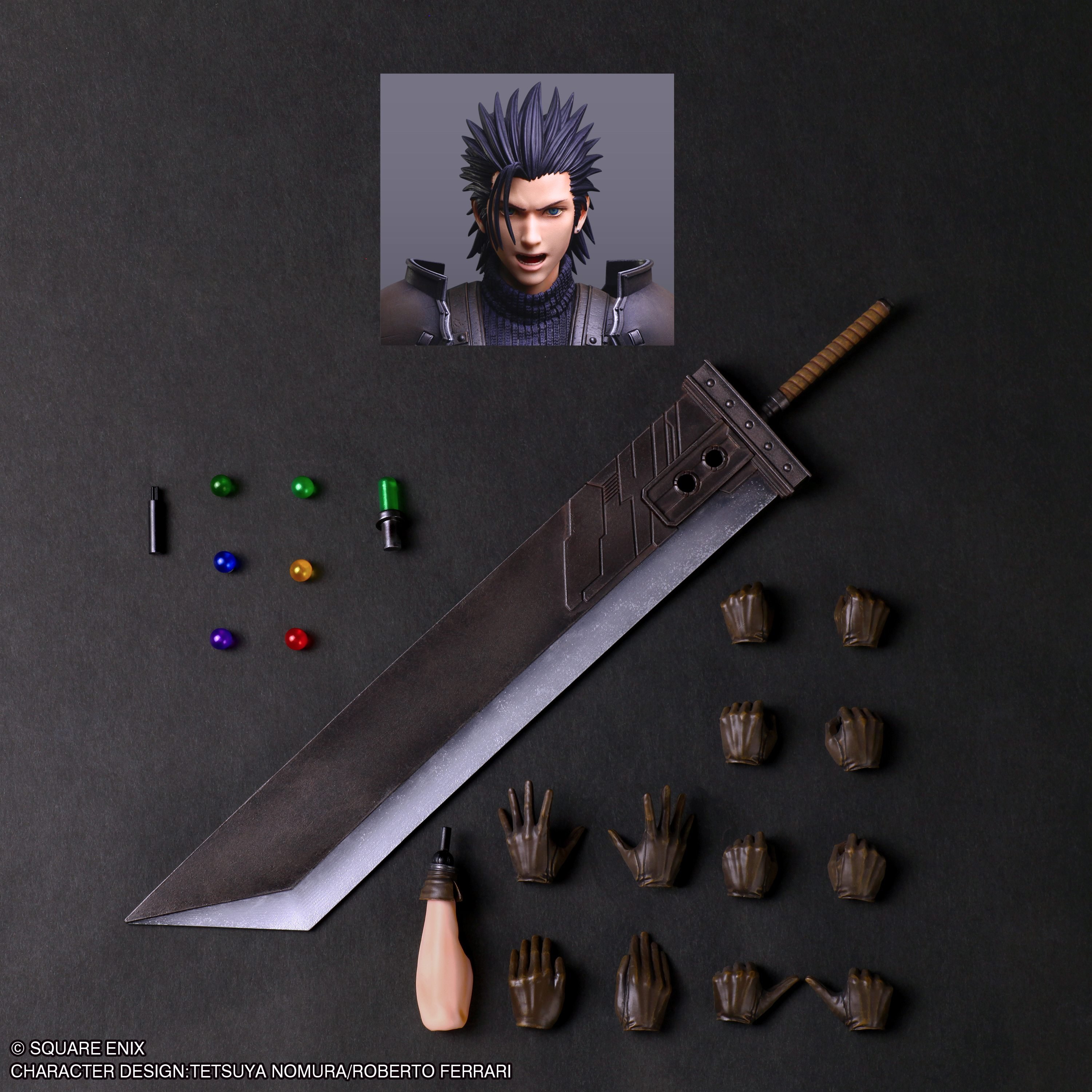 "Final Fantasy VII Rebirth" Play Arts Shin Zack Fair Soldier 1st Class