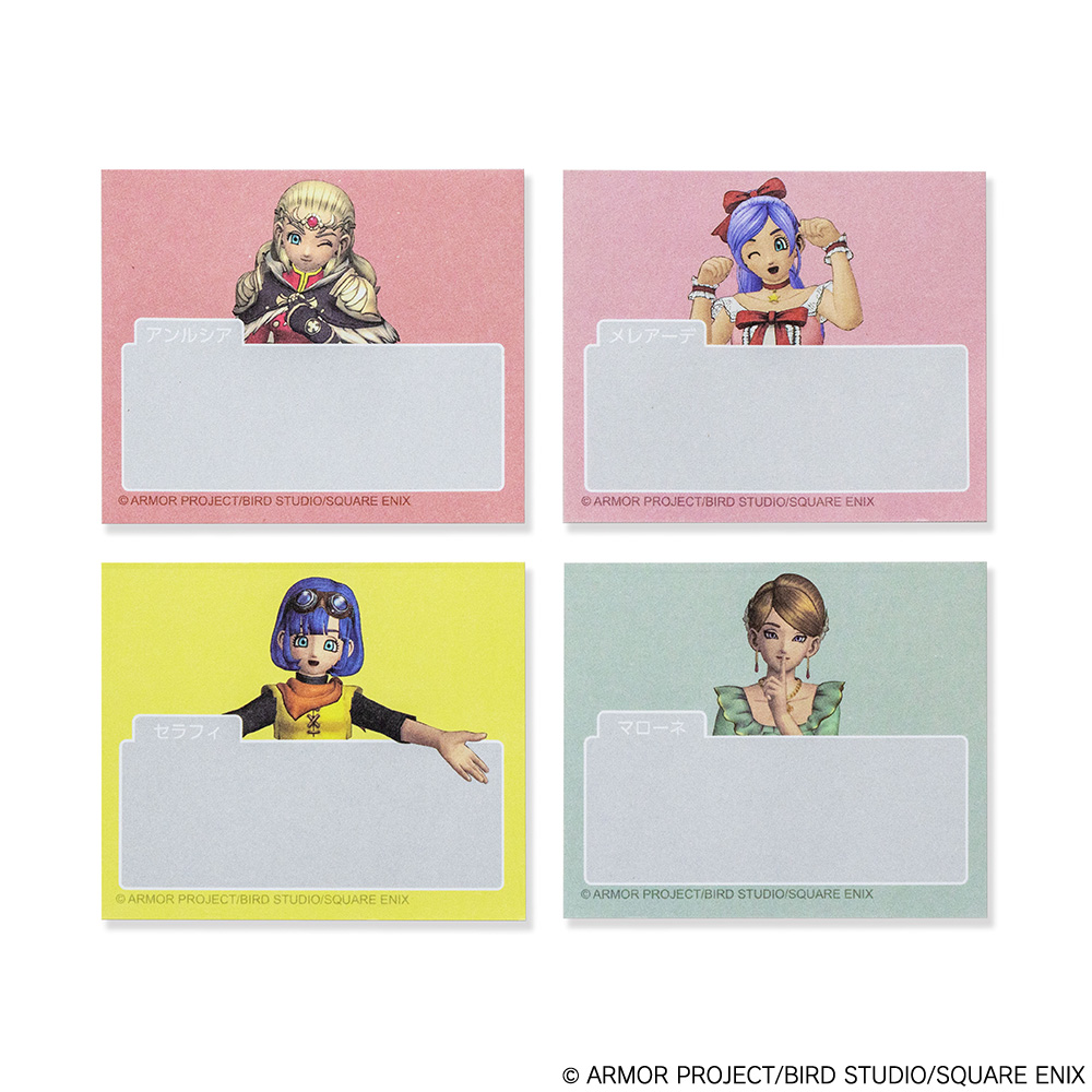 "Dragon Quest X Online" Talking Sticky Note Set Vol. 1