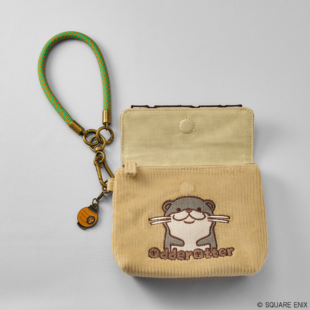 "Final Fantasy XIV" Mini Pouch with Charm Odder Otter